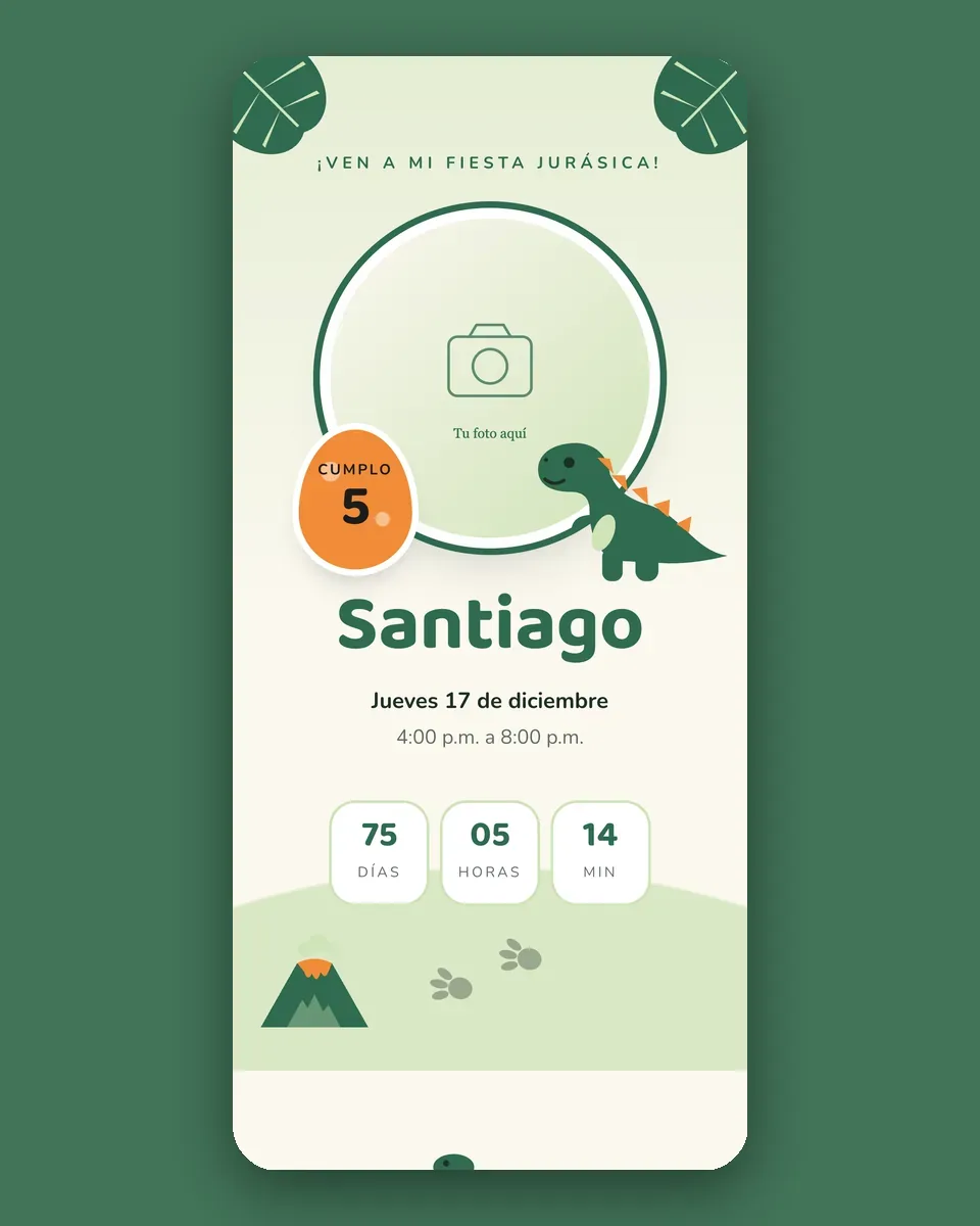 Diseño Dino aventura