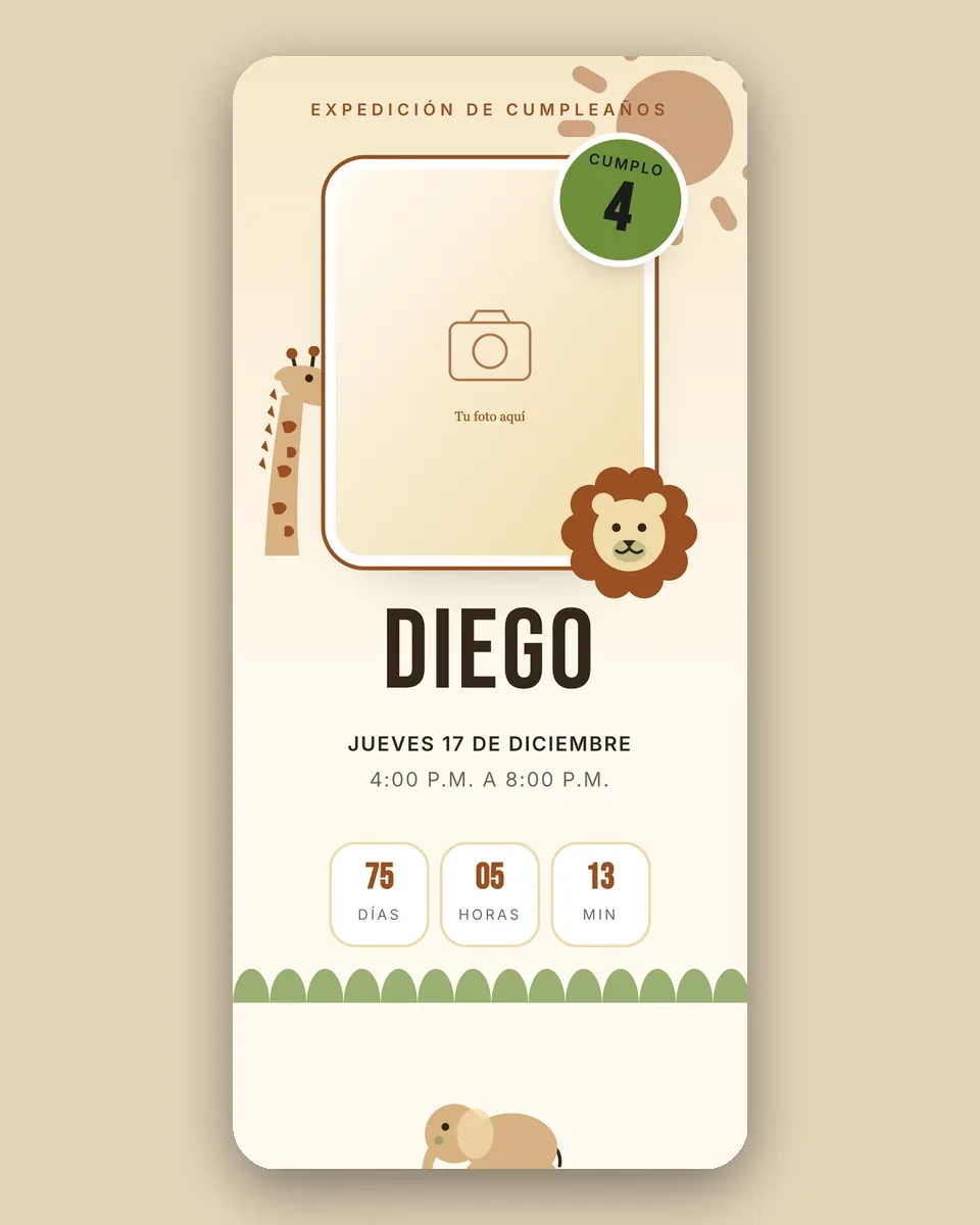 Diseño Expedición safari